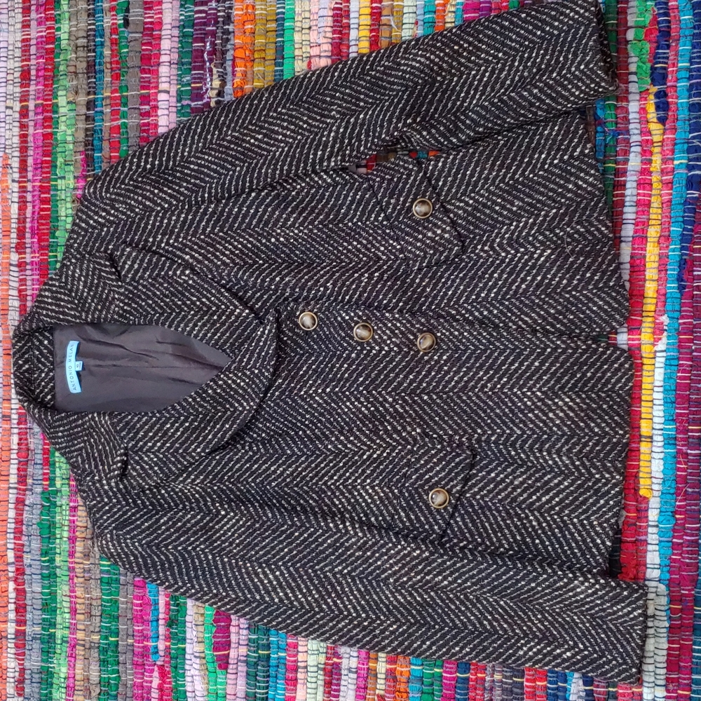 ⭐️ Antonio Melani size 10 brown tan wool coat